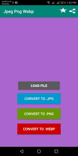 Android application Jpg<>Png<>Webp - Image Convert screenshort