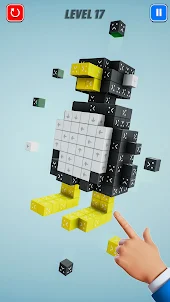 Tap Away 3D Cube