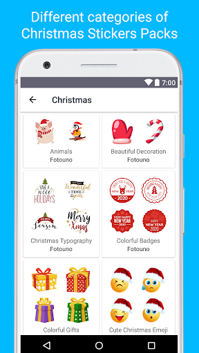Christmas Stickers Screen 3