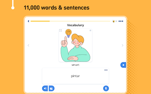 Screenshot of Learn Indonesian - 11000 Words