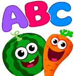 Cover Image of Baixar Comida Engraçada! aprenda jogos ABC para crianças e bebês  APK