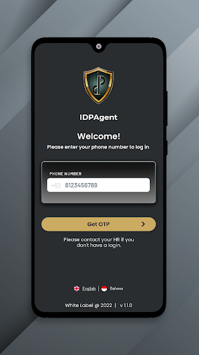 Android application IDPAgent screenshort