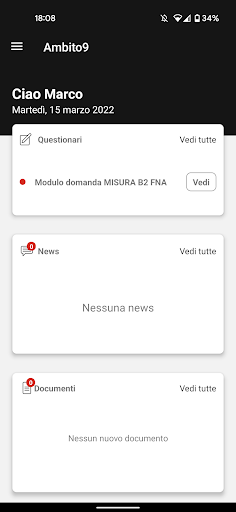Android application Ambito9 screenshort
