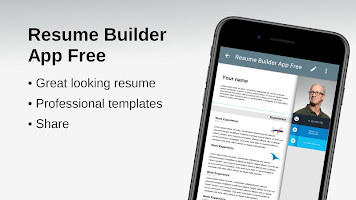 screenshot of Resume Builder App
