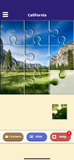 Android application California State Puzzle screenshort