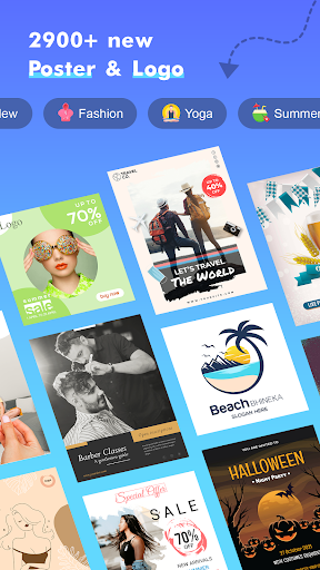 Logo and Poster Maker Design Screen 2