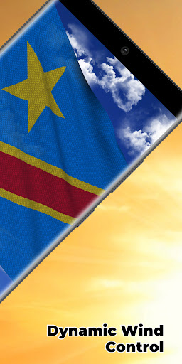 DR Congo Flag Live Wallpaper screenshot 1
