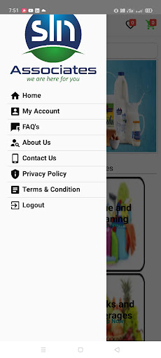 Android application Sln Associates screenshort