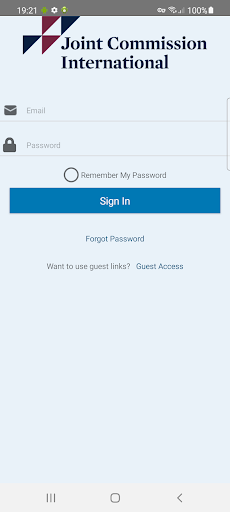 Android application JCI AMP screenshort