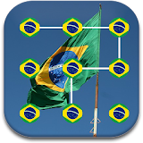 Brazil Flag Pattern Lock icon