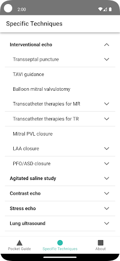 Echocardio Notes Screen 2