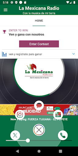 La Mexicana Radio Screen 2
