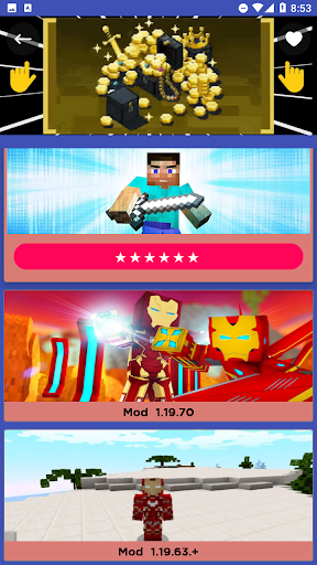 Iron Man Mod for Minecraft pe