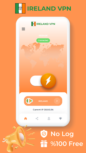 Android application Ireland VPN - Private Proxy screenshort