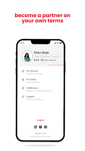 SENJOY Partner Screen 2