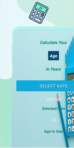 Simple Age Calculator Screen 3