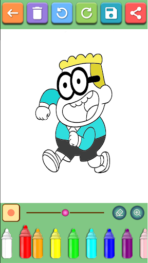 Android application Big Coloring City Greens Book screenshort