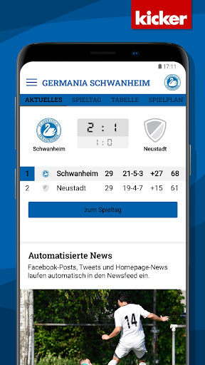 Germania Schwanheim Screen 3