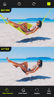 Photo Retouch - Objekte entfer Ekran görüntüsü