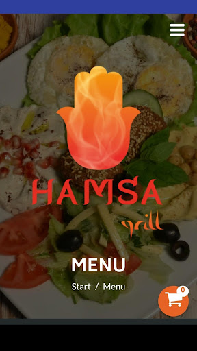 Android application Hamsa Grill screenshort