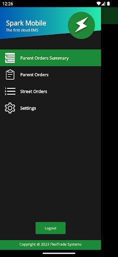 Spark EMS Beta Screen 2