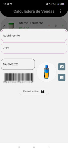 Registradora de Lucro e Vendas Screen 2