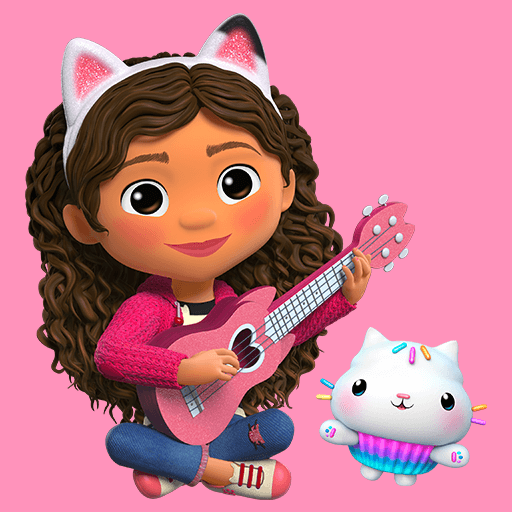 Gabbys Dollhouse Stickers logo