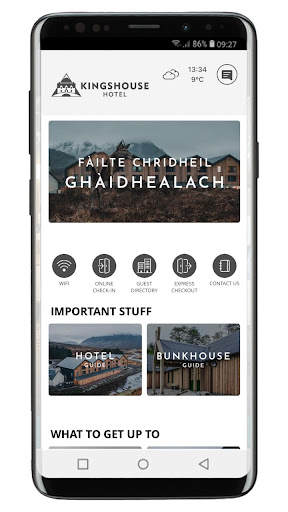 Android application Kingshouse Hotel screenshort