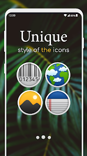 Arredondado - Captura de tela do pacote de ícones