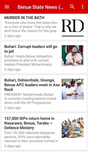 Benue News App Screen 2