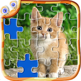 Realistic Jigsaw: Cats icon