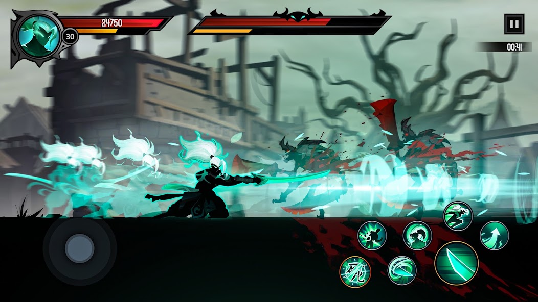 Shadow Knight: Ninja Game War (God 'mode)