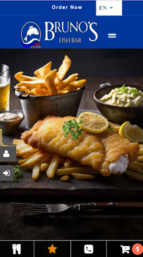 Android application BRUNOS FISH BAR screenshort
