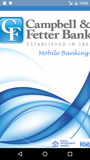 Android application Campbell & Fetter Bank Mobile screenshort