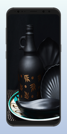 Android application black background screenshort