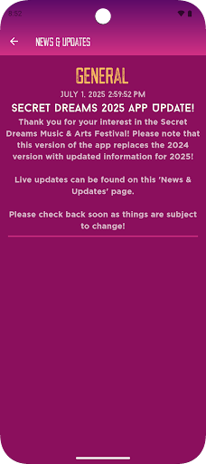 Secret Dreams Music Festival screenshot 3