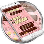 Cover Image of Descargar Mensajes SMS Love Chocolate Theme  APK