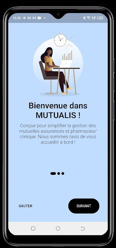 Android application MUTUALIS screenshort