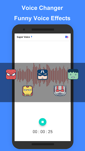 Android application Voice Changer: Voice Effects screenshort