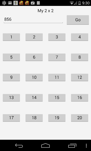 Android application My 2x2 screenshort
