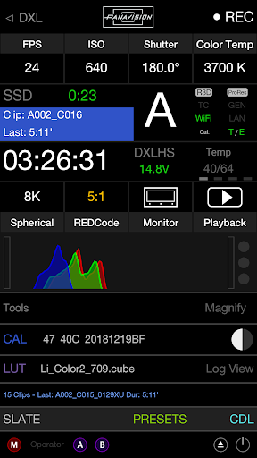 Android application DXL Control screenshort