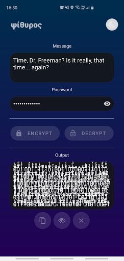 Android application Psithyros screenshort