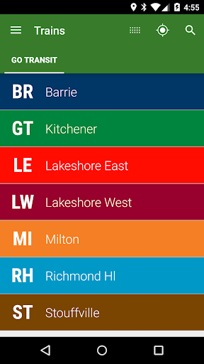 GO Transit Train - MonTransit Screen 3
