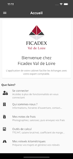 Android application Ficadex Val de Loire screenshort