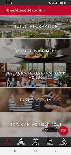 Android application Mövenpick Istanbul Golden Horn screenshort