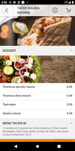 Tacos Walima Payerne Screen 3