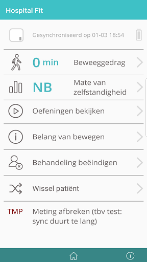 Android application Hospital Fit 2.0 screenshort