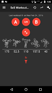 5x5 Workout Logger Unknown