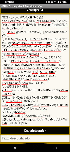Heru criptografia Screen 3