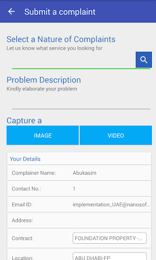 Nanosoft Client Support Screen 2